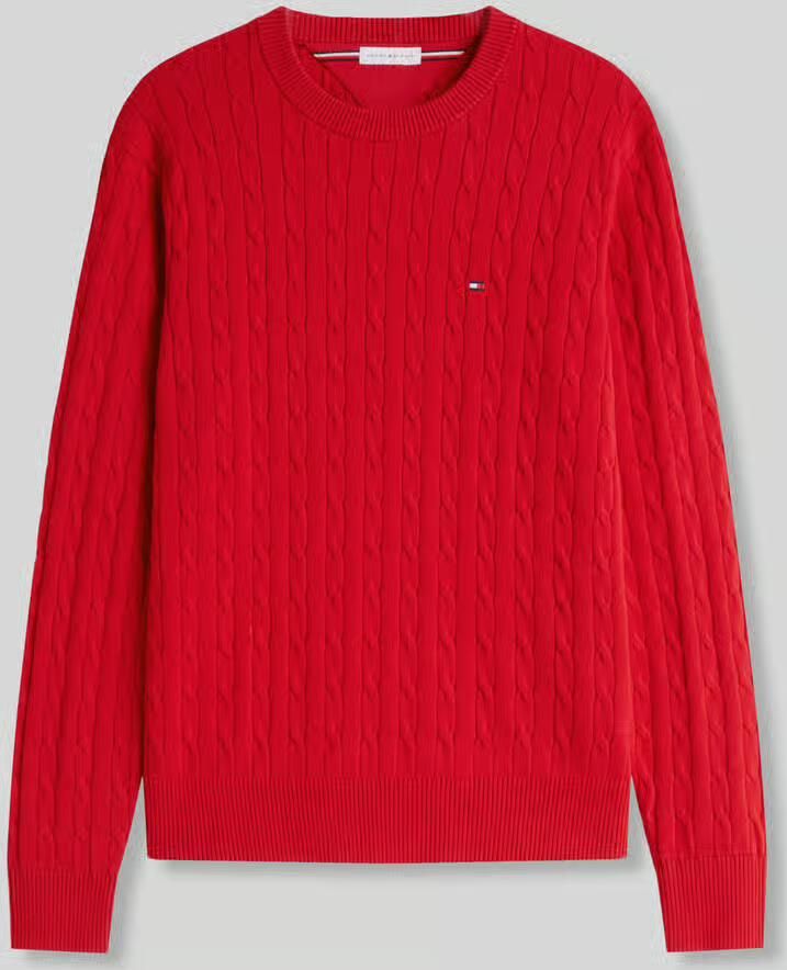 Tommy Hilfiger regular fit pullover van puur katoen