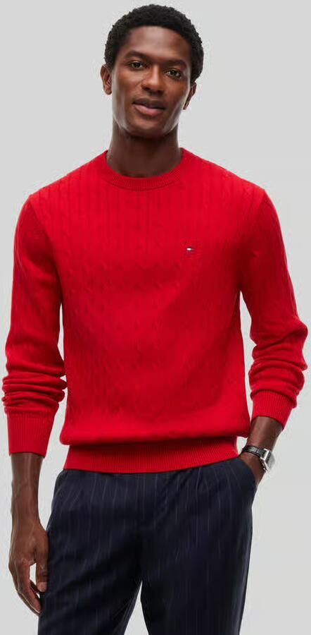 Tommy Hilfiger regular fit pullover van puur katoen - Foto 3
