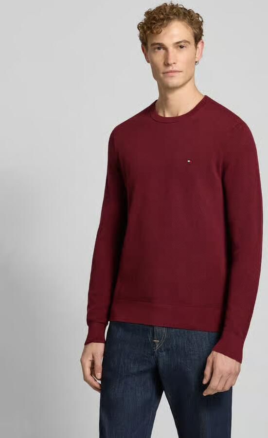 Tommy Hilfiger Regular fit pullover van puur katoen - Foto 3