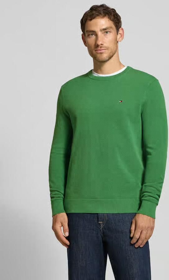 Tommy Hilfiger Regular fit pullover van puur katoen - Foto 3