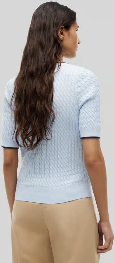 Tommy Hilfiger regular fit pullover van puur katoen met korte mouwen - Foto 3