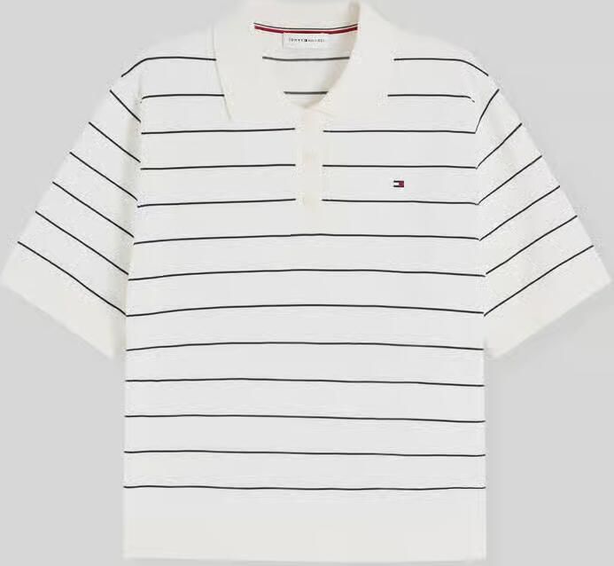 Tommy Hilfiger regular fit pullover van puur katoen met polokraag - Foto 2