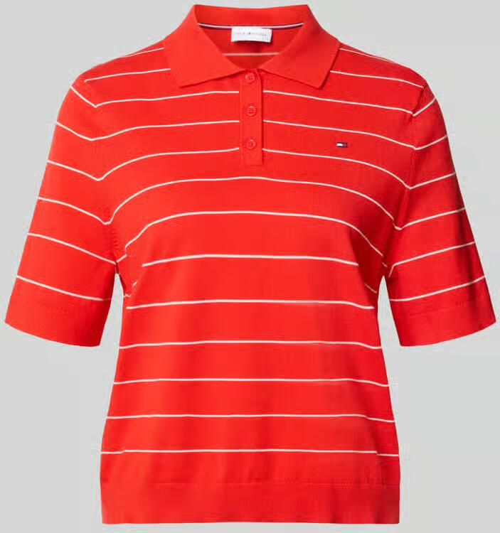 Tommy Hilfiger regular fit pullover van puur katoen met polokraag - Foto 2