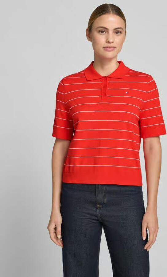 Tommy Hilfiger regular fit pullover van puur katoen met polokraag - Foto 2