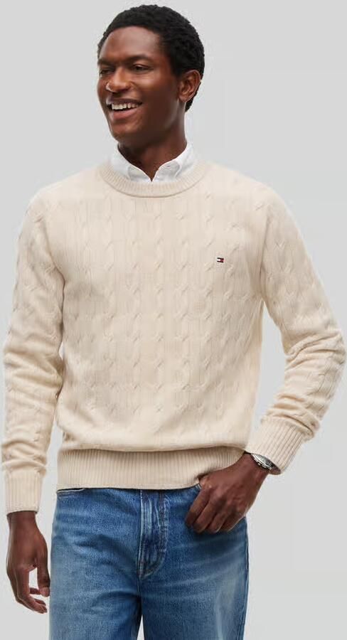 Tommy Hilfiger Regular fit pullover van zuivere schapenwol - Foto 3