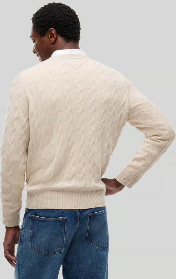 Tommy Hilfiger Regular fit pullover van zuivere schapenwol - Foto 2