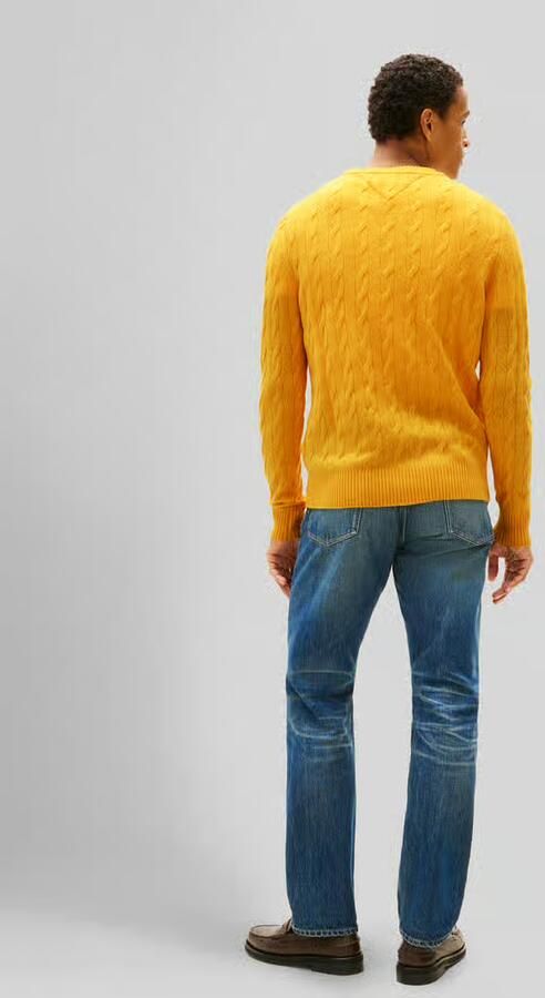 Tommy Hilfiger Regular fit pullover van zuivere schapenwol - Foto 3