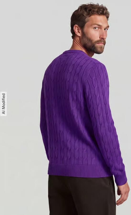 Tommy Hilfiger Regular fit pullover van zuivere schapenwol - Foto 3