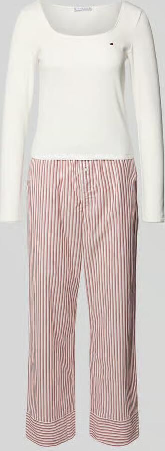 Tommy Hilfiger Regular fit pyjama van katoenmix