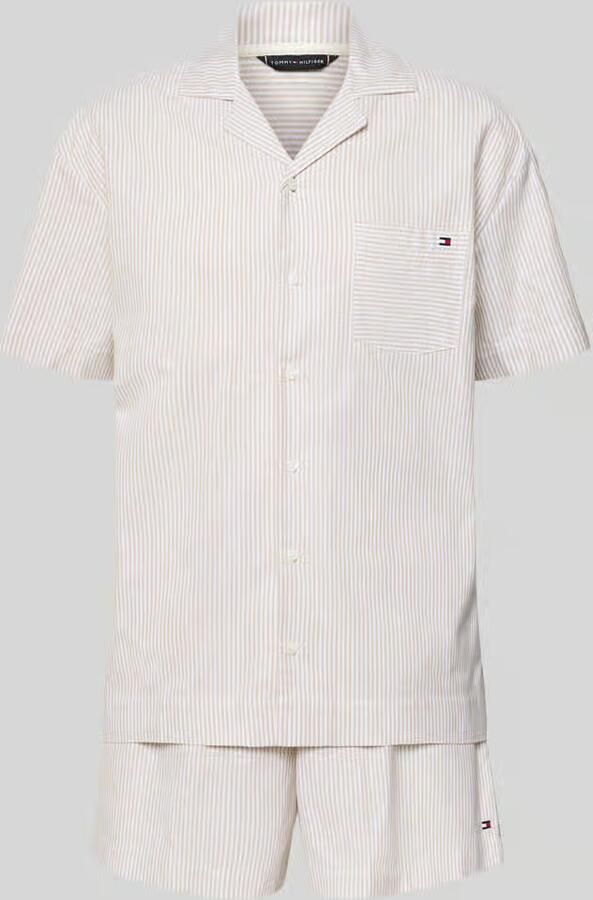 Tommy Hilfiger Regular fit pyjama van puur katoen