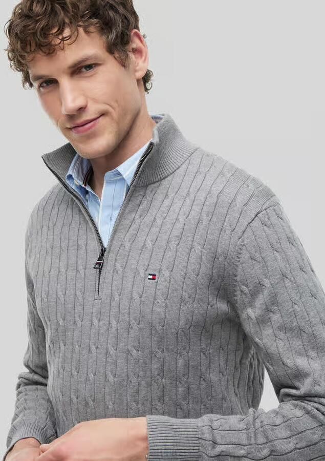 Tommy Hilfiger Regular fit schipperstrui van puur katoen met gestikt logo - Foto 2