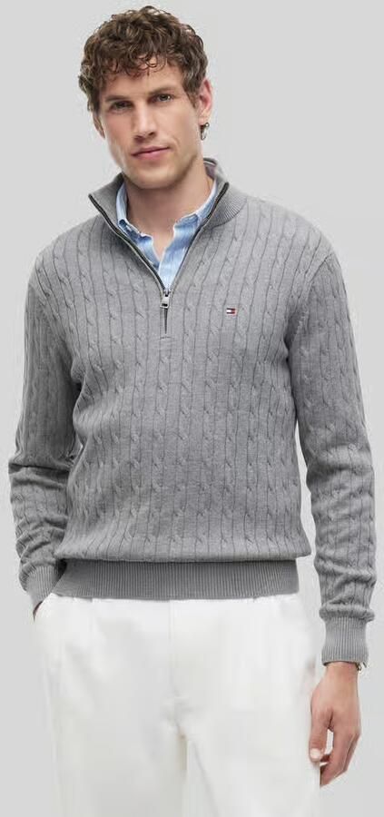 Tommy Hilfiger Regular fit schipperstrui van puur katoen met gestikt logo - Foto 4
