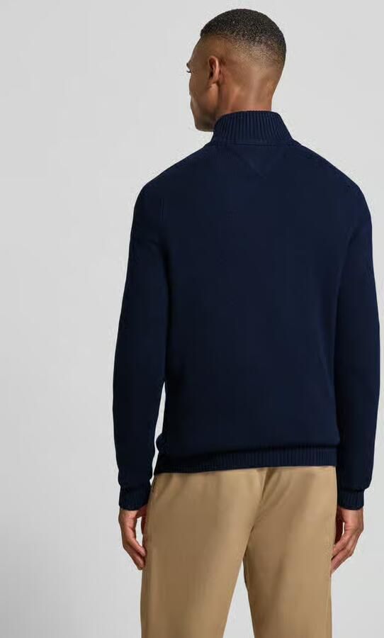 Tommy Hilfiger Wollen pullover met opstaande kraag model 'LAMBSWOOL' - Foto 5