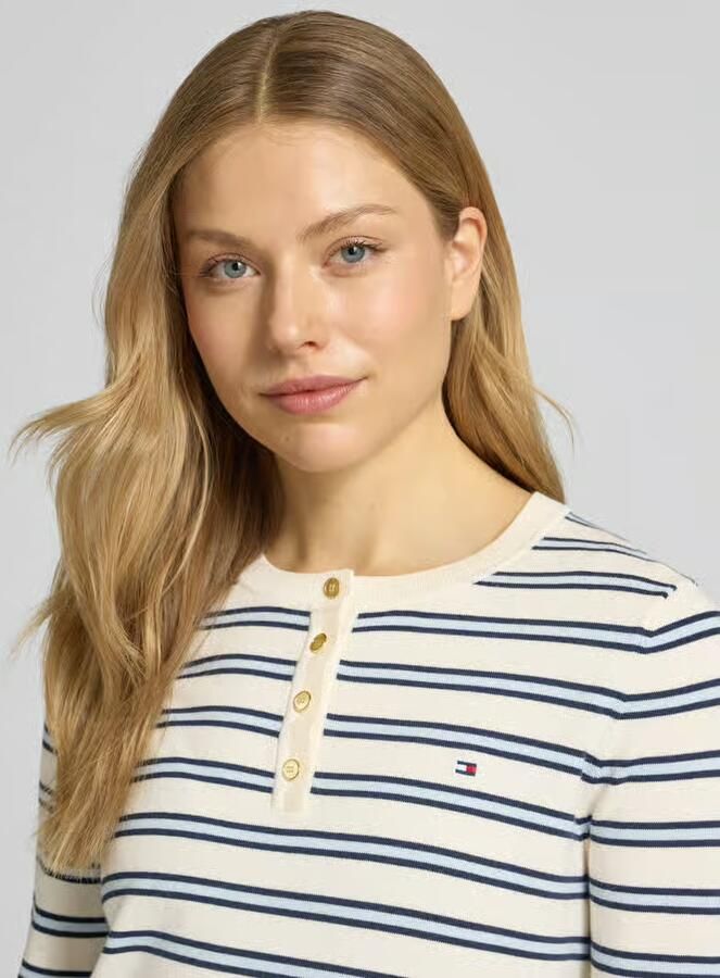 Tommy Hilfiger regular fit shirt met lange mouwen van katoenmix