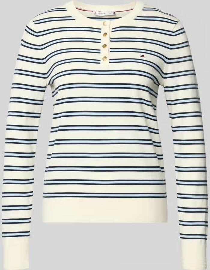 Tommy Hilfiger regular fit shirt met lange mouwen van katoenmix - Foto 2