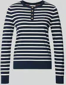 Tommy Hilfiger regular fit shirt met lange mouwen van katoenmix