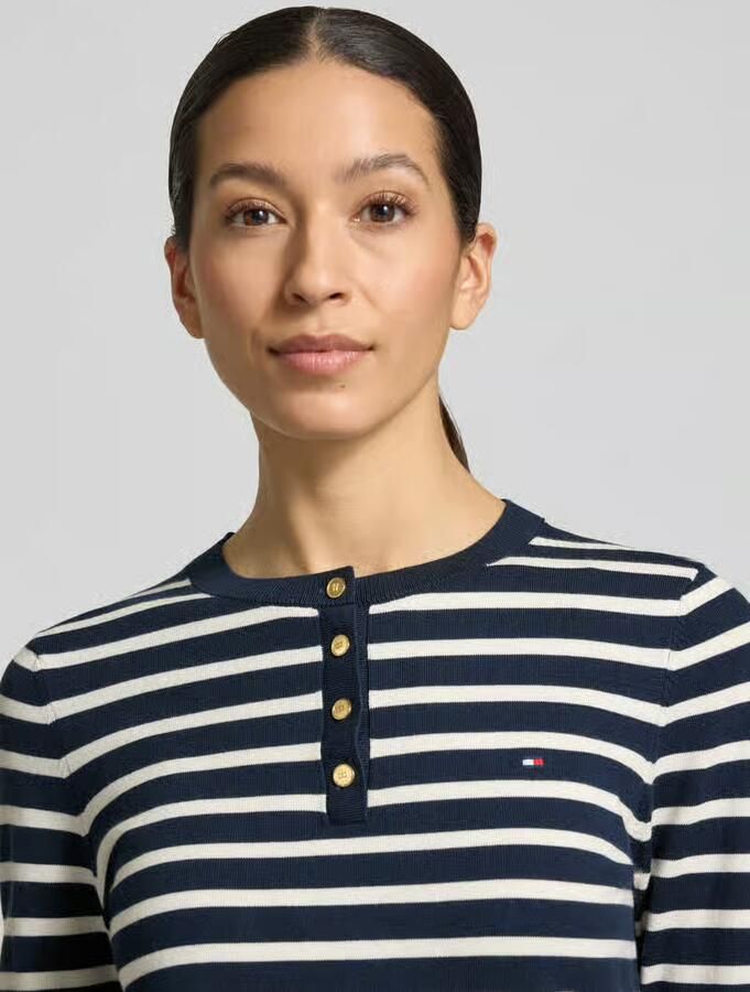 Tommy Hilfiger regular fit shirt met lange mouwen van katoenmix - Foto 3