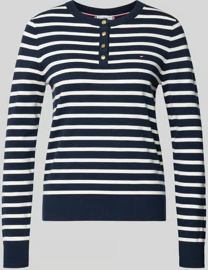 Tommy Hilfiger regular fit shirt met lange mouwen van katoenmix - Foto 2