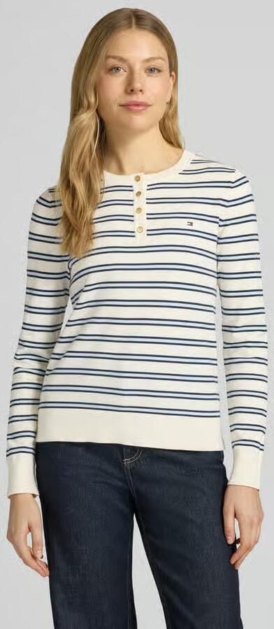 Tommy Hilfiger regular fit shirt met lange mouwen van katoenmix - Foto 4