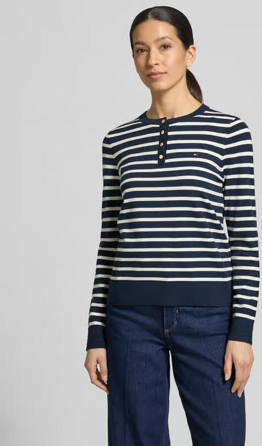 Tommy Hilfiger regular fit shirt met lange mouwen van katoenmix - Foto 5