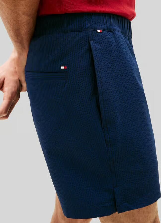 Tommy Hilfiger regular fit short van seersucker model 'DOVER'