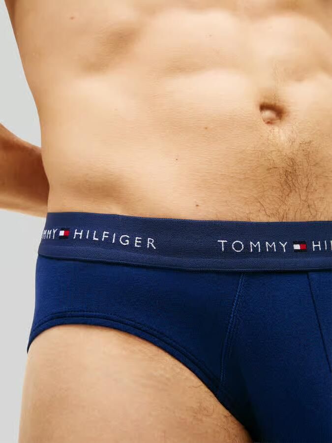 Tommy Hilfiger Regular fit slips van katoenmix in set van 3