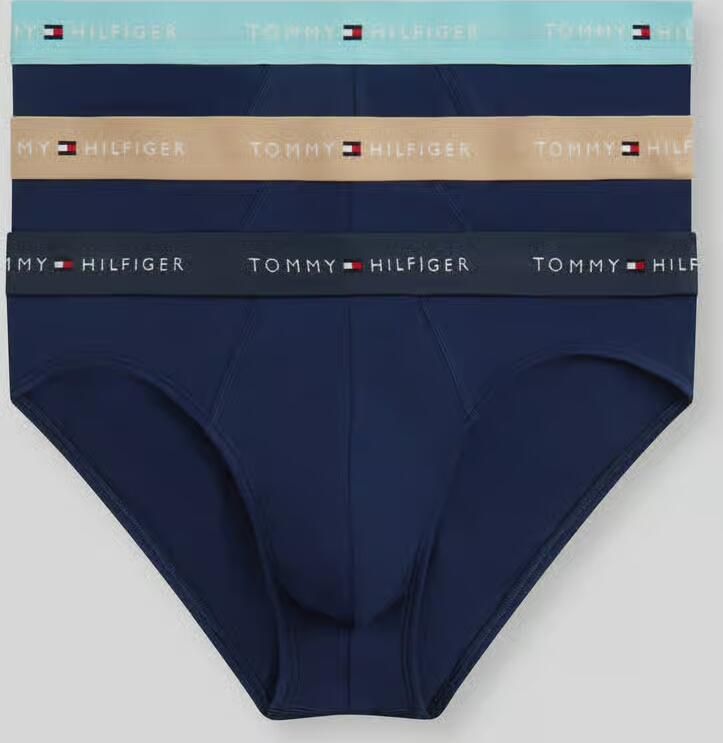 Tommy Hilfiger Regular fit slips van katoenmix in set van 3 - Foto 2