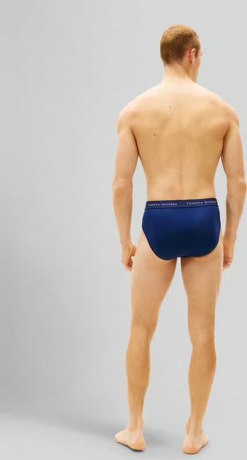 Tommy Hilfiger Regular fit slips van katoenmix in set van 3