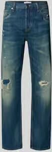 Tommy Hilfiger regular fit straight jeans van puur katoen model 'DOVER'