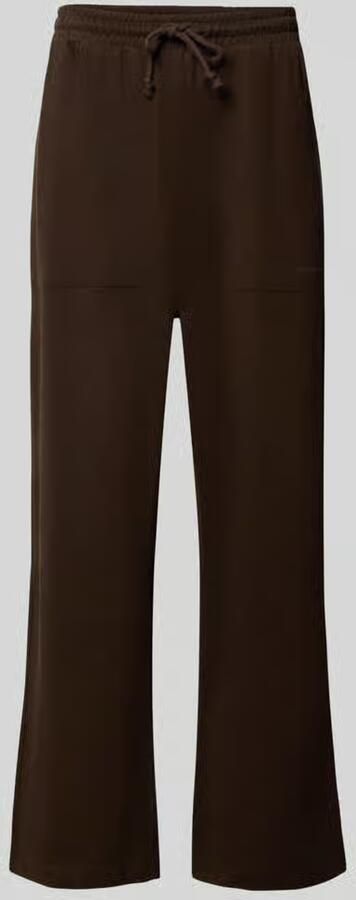 Tommy Hilfiger Regular fit sweatbroek van mix van katoen en modal