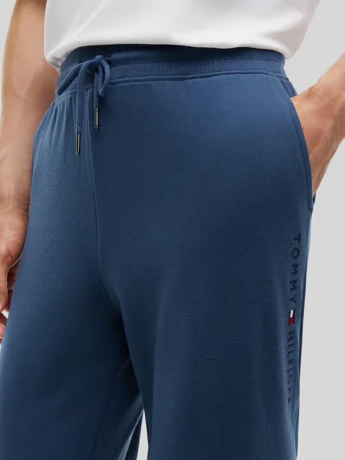 Tommy Hilfiger regular fit sweatbroek van puur katoen met labelopschrift