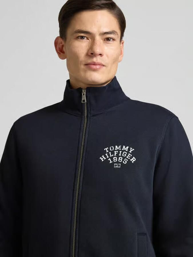 Tommy Hilfiger Regular fit sweatjack van katoenmix - Foto 2