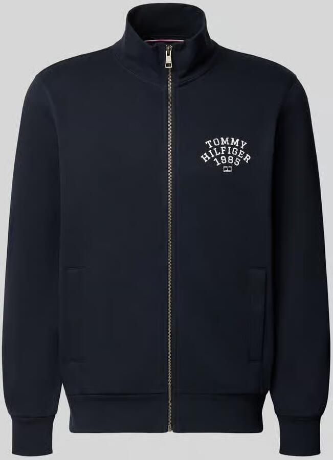 Tommy Hilfiger Regular fit sweatjack van katoenmix