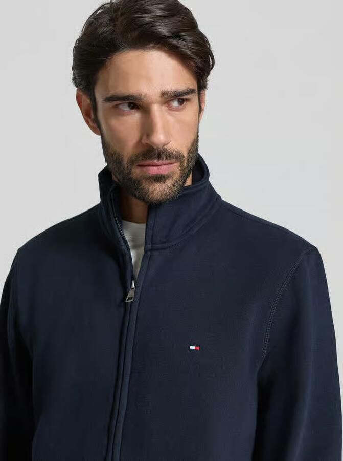 Tommy Hilfiger Regular fit sweatjack van katoenmix - Foto 2