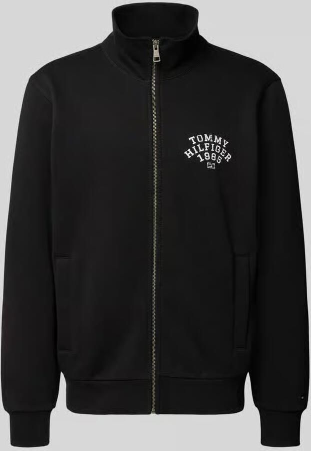 Tommy Hilfiger Regular fit sweatjack van katoenmix