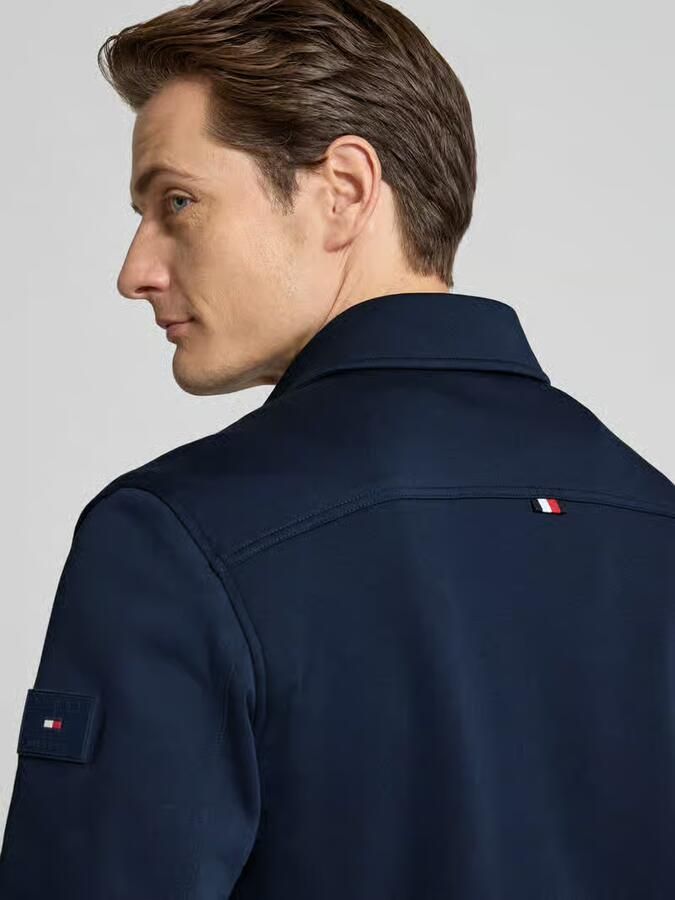 Tommy Hilfiger Regular fit sweatjack van katoenmix