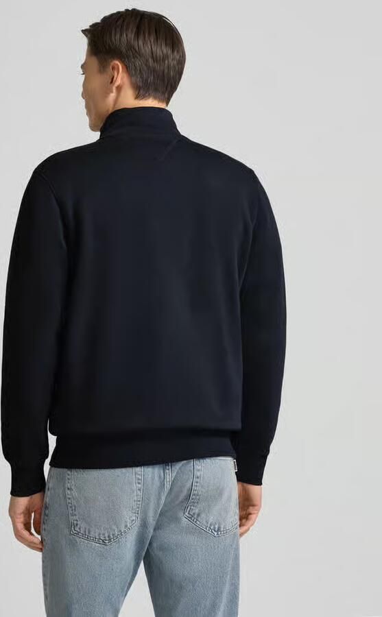 TOMMY HILFIGER Heren Truien & Vesten Hilfiger Arch Stand Collar Zip Donkerblauw - Foto 7