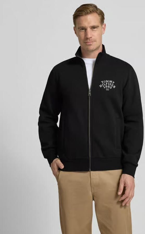 Tommy Hilfiger regular fit sweatjack van katoenmix - Foto 4