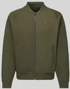 Tommy Hilfiger Regular fit sweatjack van katoenmix
