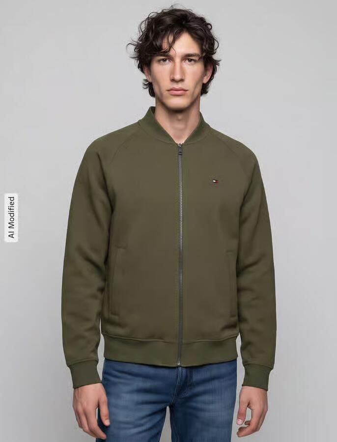 Tommy Hilfiger Regular fit sweatjack van katoenmix - Foto 2