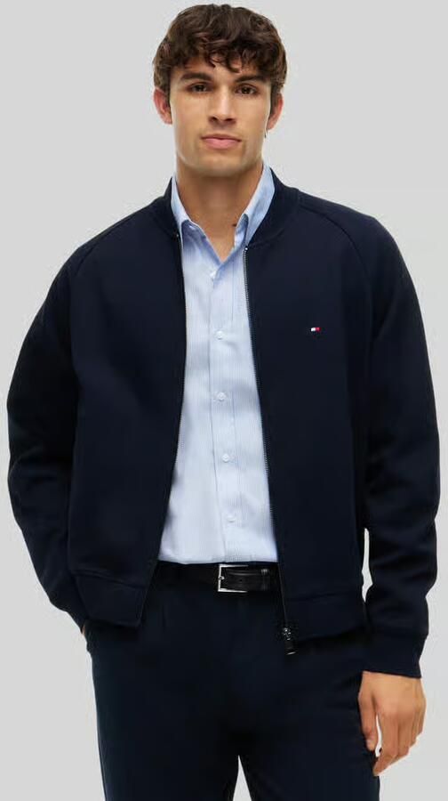 Tommy Hilfiger Regular fit sweatjack van katoenmix - Foto 3