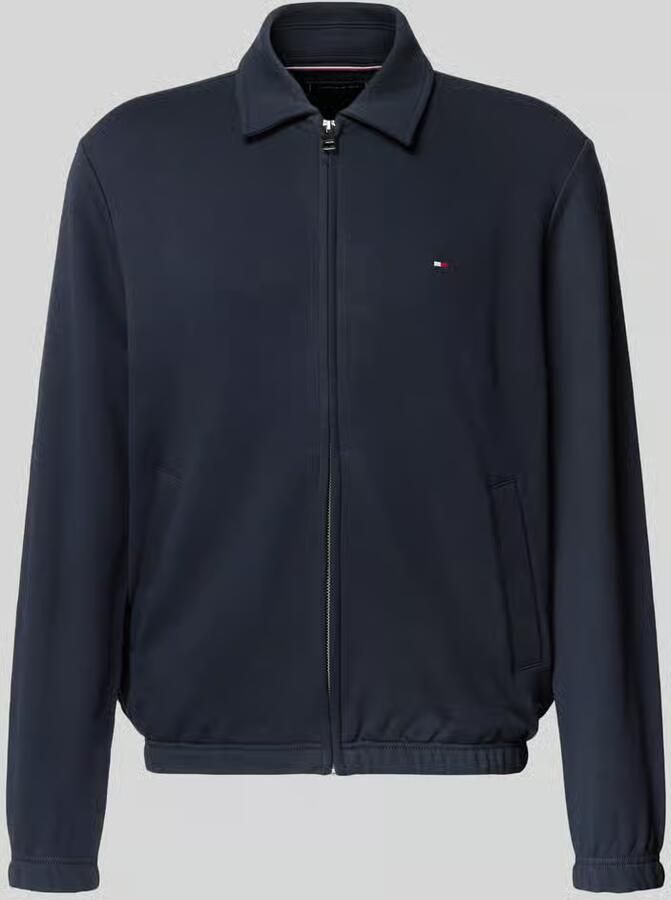 Tommy Hilfiger Regular fit sweatjack van puur katoen