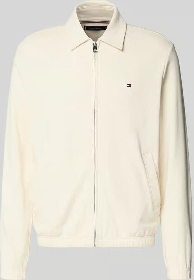 Tommy Hilfiger Regular fit sweatjack van puur katoen
