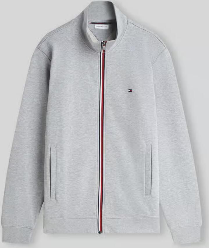Tommy Hilfiger Regular fit sweatjack van puur katoen