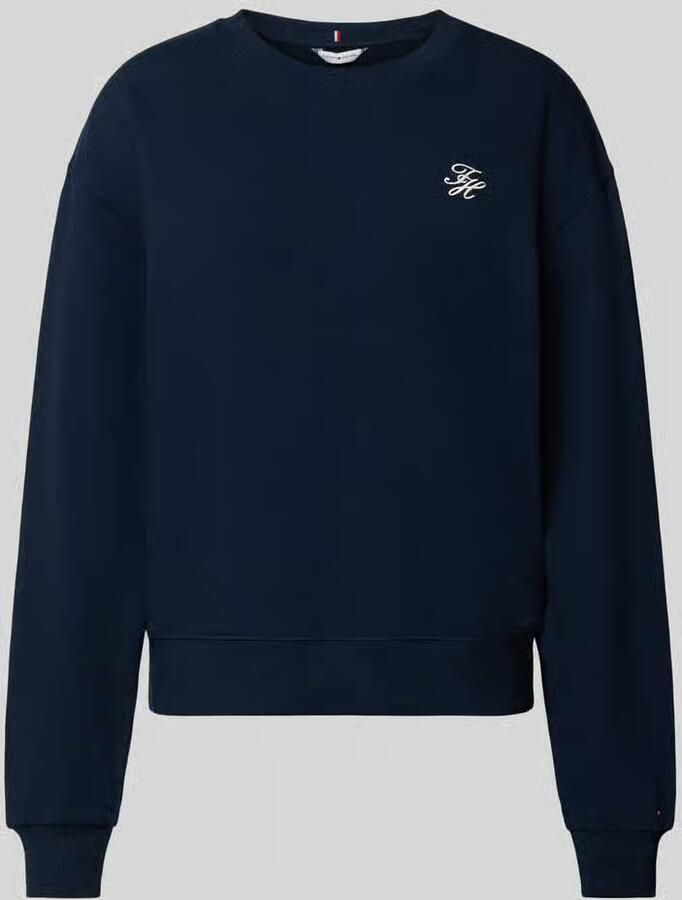 Tommy Hilfiger Regular fit sweatshirt van katoenmix