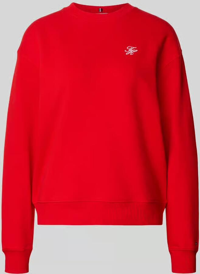 Tommy Hilfiger Regular fit sweatshirt van katoenmix