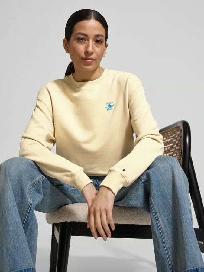 Tommy Hilfiger Regular fit sweatshirt van katoenmix - Foto 2