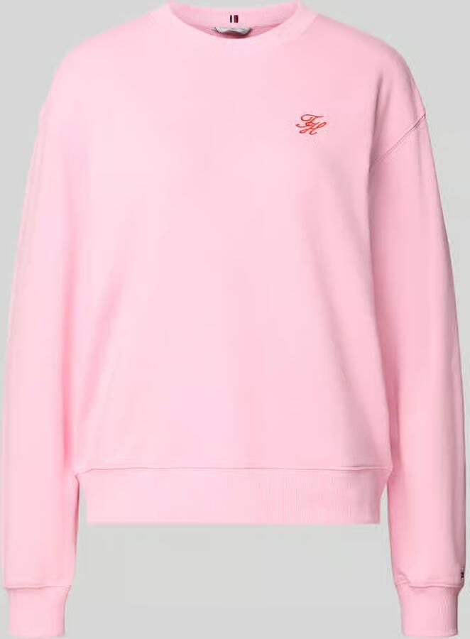 Tommy Hilfiger Regular fit sweatshirt van katoenmix