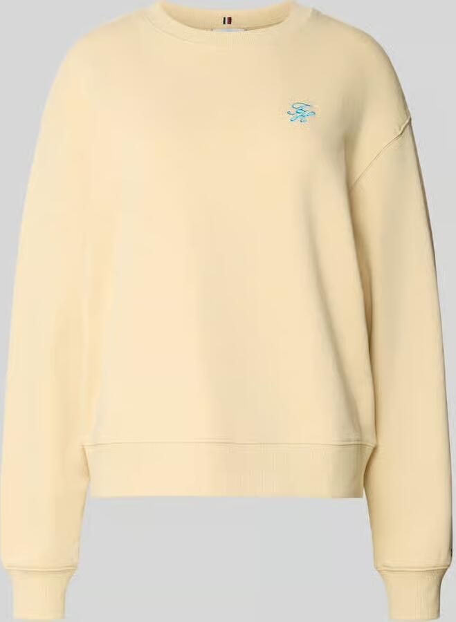Tommy Hilfiger Regular fit sweatshirt van katoenmix