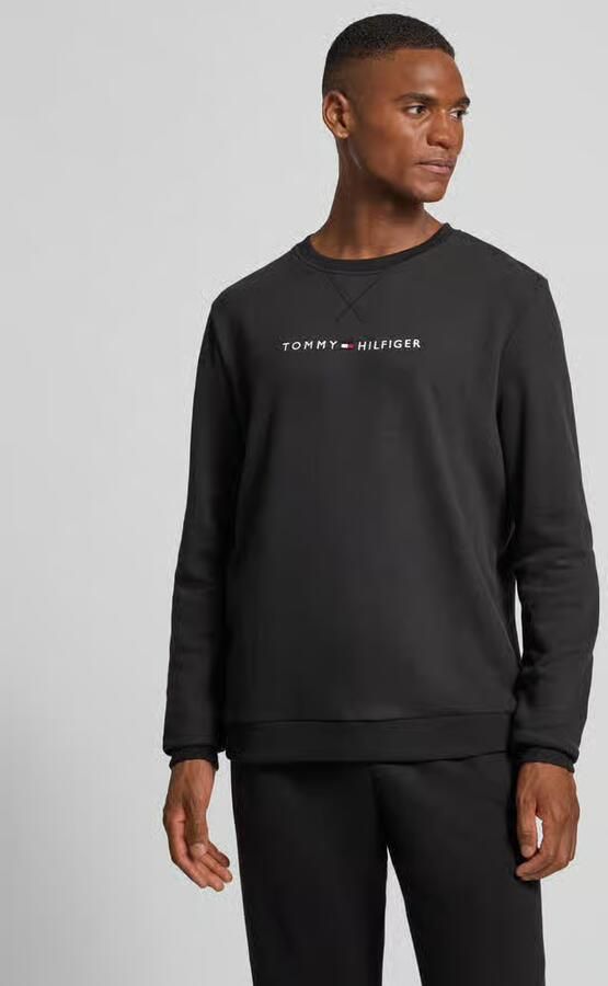 Tommy Hilfiger Regular fit sweatshirt van katoenmix
